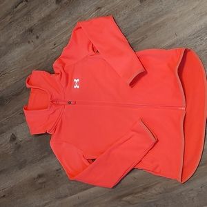 Neon Pink Zip Up Hoodie